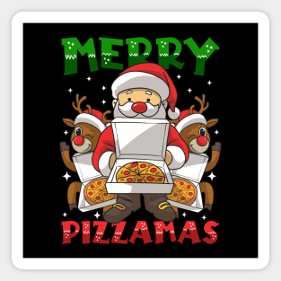 Santa Brought You Pizza Magnet